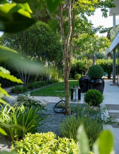 Progettazione e realizzazione giardino privato Milano Marittima
