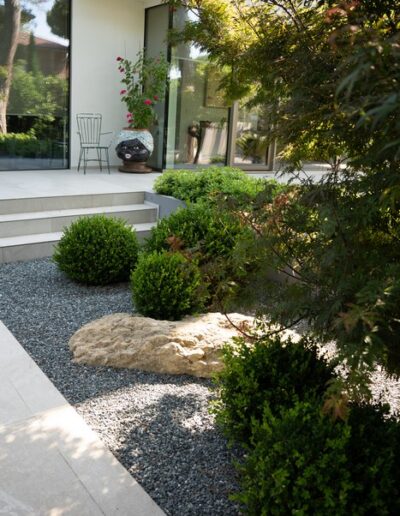 Progettazione e realizzazione giardino privato Milano Marittima