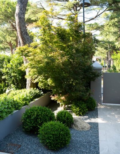 Progettazione e realizzazione giardino privato Milano Marittima