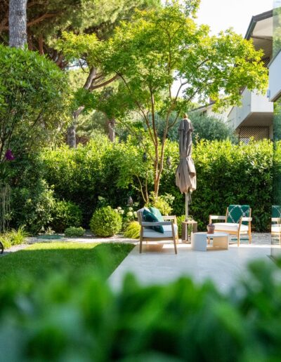 Progettazione e realizzazione giardino privato Milano Marittima